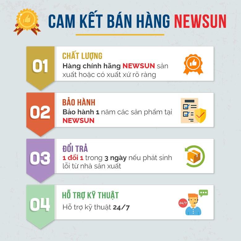 Cam kết bán hàng NEWSUN