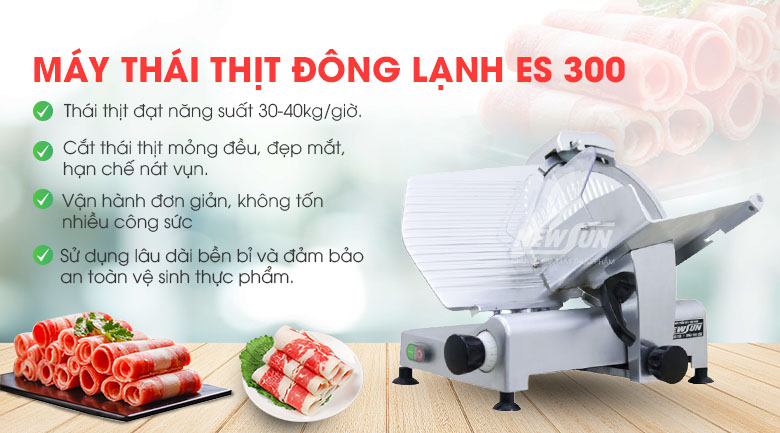 Lợi ích khi sử dụng máy thái thịt đông lạnh ES 300 