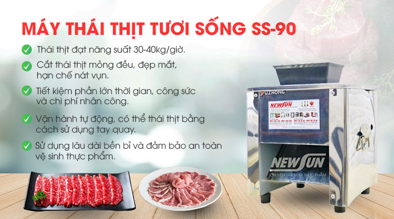 Lợi ích khi sử dụng máy thái thịt gia đình SS-90