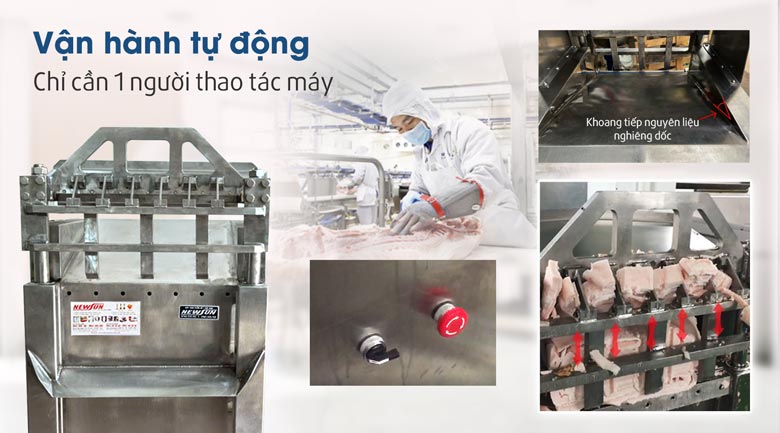 Vận hành tự động chỉ với 1 người thao tác