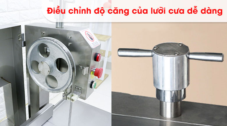 Điều chỉnh độ căng của lưỡi cưa dễ dàng