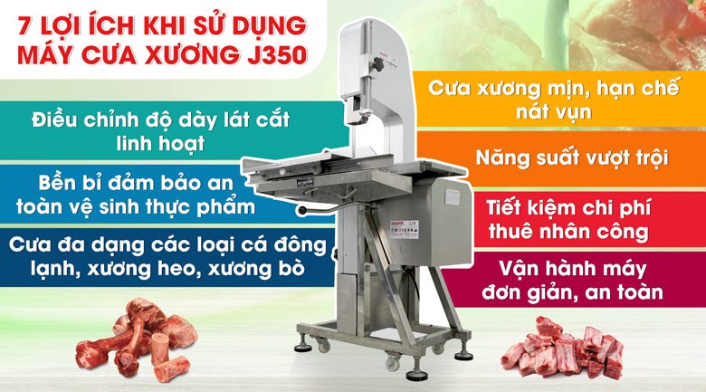 Lợi ích khi sử dụng máy cưa xương công nghiệp J350