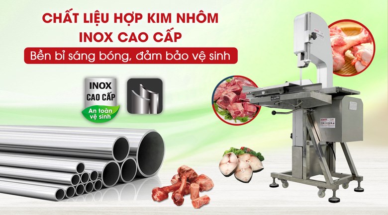 Chất liệu inox và hợp kim nhôm cao cấp