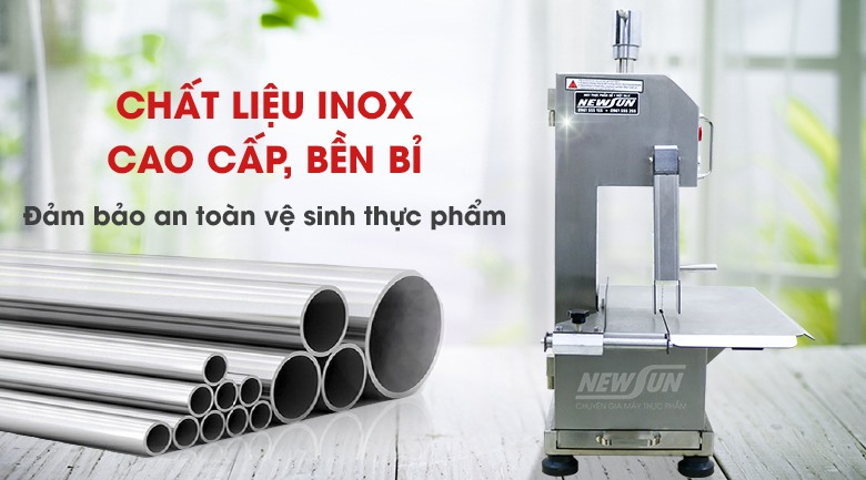 Chất liệu inox cao cấp, bền bỉ