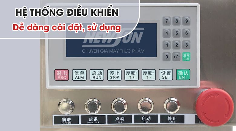 Vận hành đơn giản với hệ điều khiển điện tử