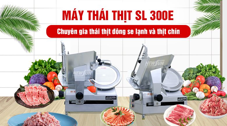 Máy thái thịt đông lạnh tự động SL300E