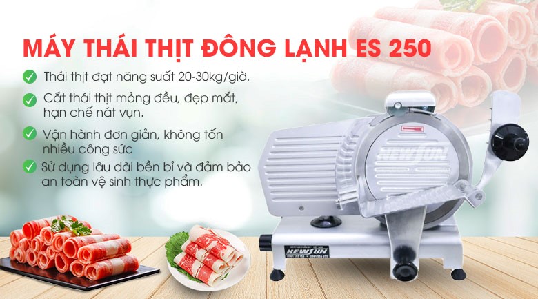 Lợi ích khi sử dụng máy thái thịt đông se lạnh ES 250