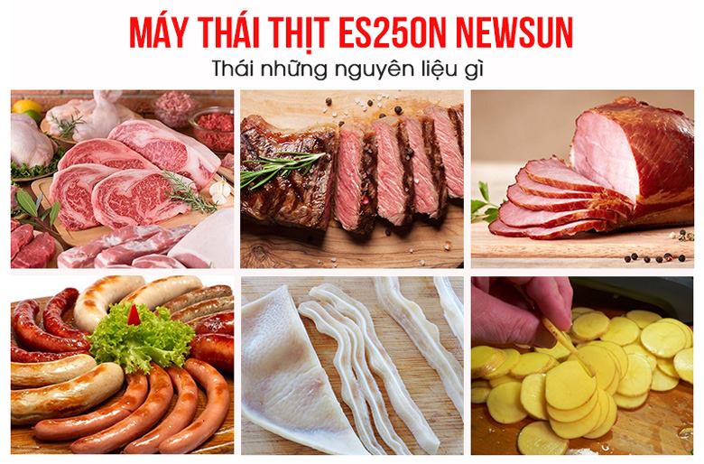 Thái đa năng nhiều loại thịt khác nhau 