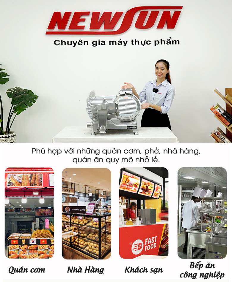 Phù hợp sử dụng trong các nhà hàng, quán ăn nhỏ