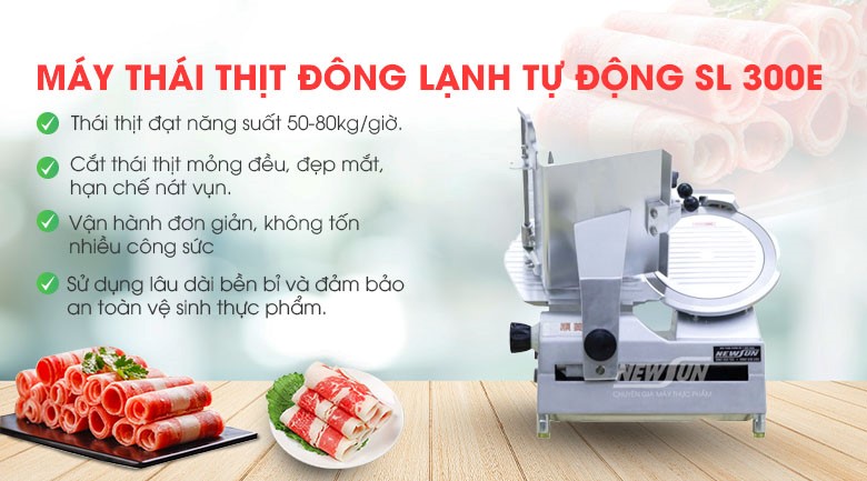 Lợi ích khi sử dụng máy thái thịt đông lạnh tự động SL300E