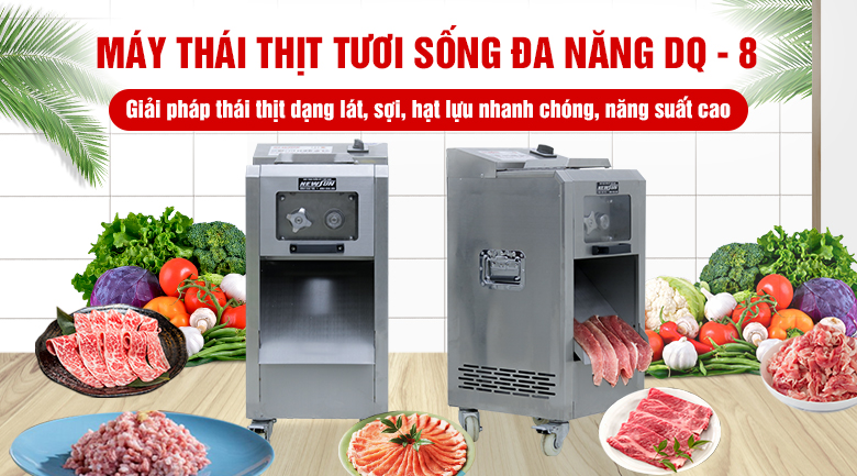 Máy thái thịt tươi sống DQ-8