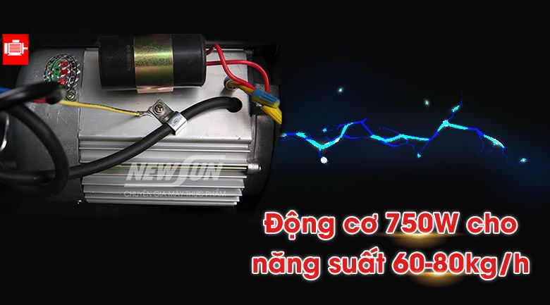 Thái thịt nhanh, khỏe với động cơ công suất cao