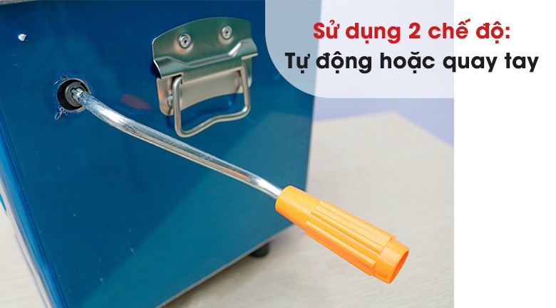 Sử dụng linh hoạt 2 chế độ tự động hoặc quay tay