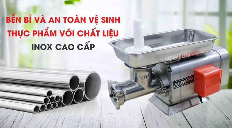 Bền bỉ và an toàn vệ sinh thực phẩm với chất liệu inox cao cấp