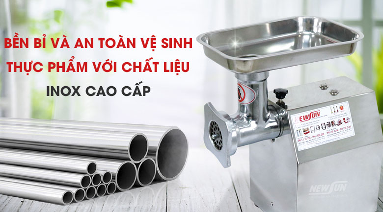 Bền bỉ với chất liệu inox cao cấp