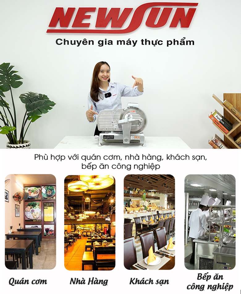 Phù hợp với các quán ăn, nhà hàng quy mô nhỏ