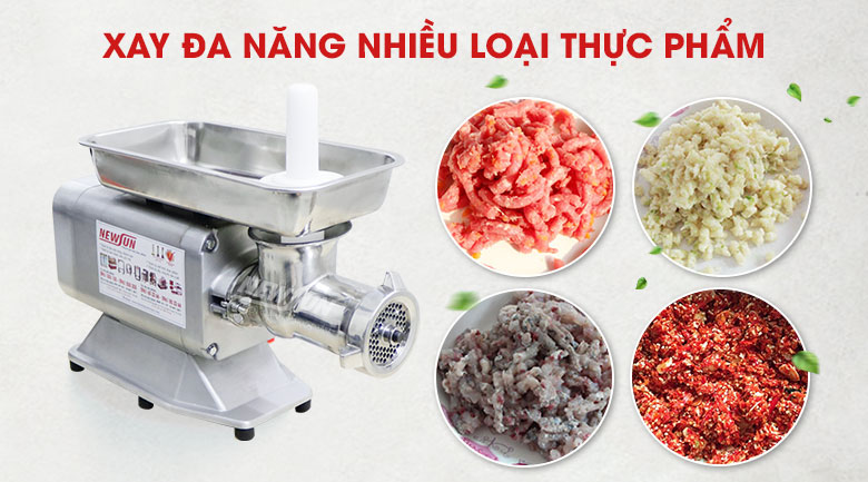 Xay hiệu quả nhiều loại nguyên liệu khác nhau