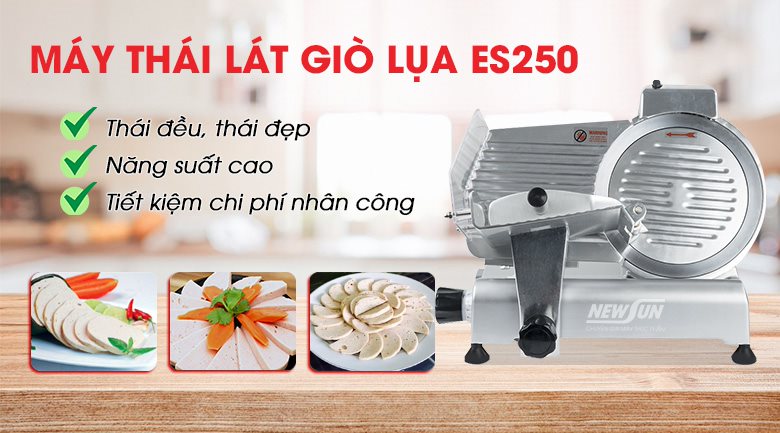 Máy cắt chả lụa ES-250