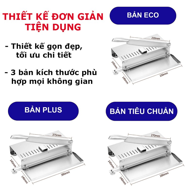 Máy thái thịt đa năng FOODCOM chia thành 3 loại