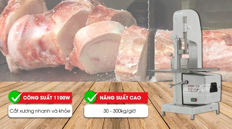 Máy cắt xương bò đông lạnh J310N sở hữu công suất mạnh mẽ