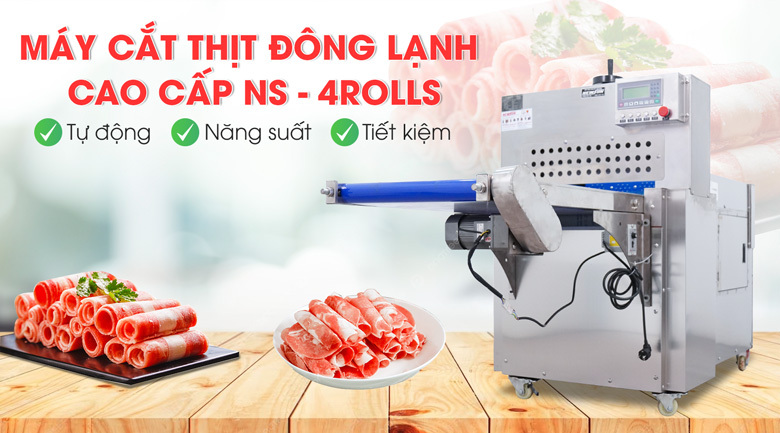 Máy cắt thịt NS-4ROLLS đa năng