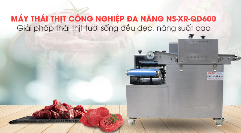 Máy cắt thịt sợi công nghiệp NS-XR-QD600